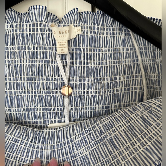 NWT Ted Baker Off the Shoulder Dress - Picture 3 of 7